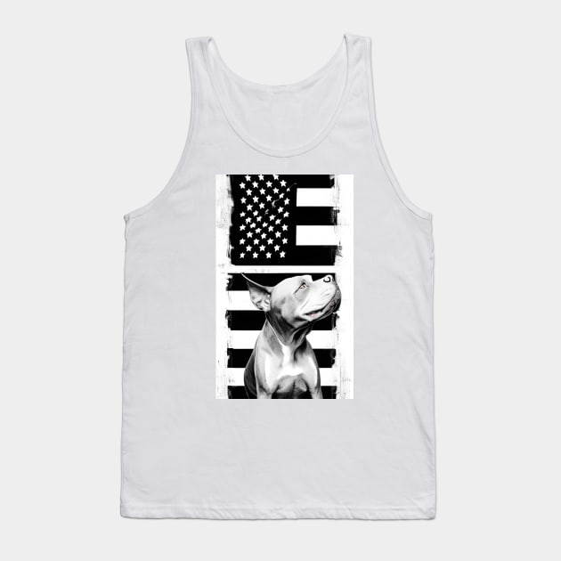 Pitbulls And Stars Tank Top by ShopSunday